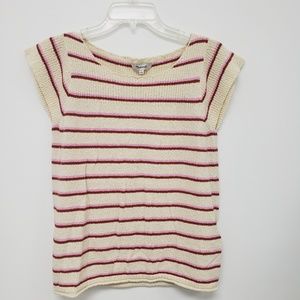 Madewell Marin Sweater Tee in Stripe, size S.